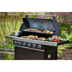 Grillstar Gasgrill Atlanta II 650 Anzahl Brenner: 6, Hauptgrillfläche: 90,5 X 41,5 Cm, 24 KW -Grillausrüstung 12 793