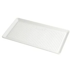 Weber Serviertablett Porzellan L X B: 40,3 X 22,1 Cm, Porzellan, Weiß