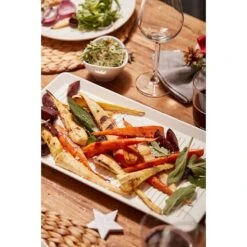 Weber Serviertablett Porzellan L X B: 40,3 X 22,1 Cm, Porzellan, Weiß -Grillausrüstung 12 843