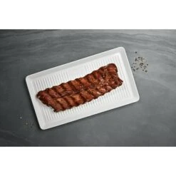 Weber Serviertablett Porzellan L X B: 40,3 X 22,1 Cm, Porzellan, Weiß -Grillausrüstung 12 844