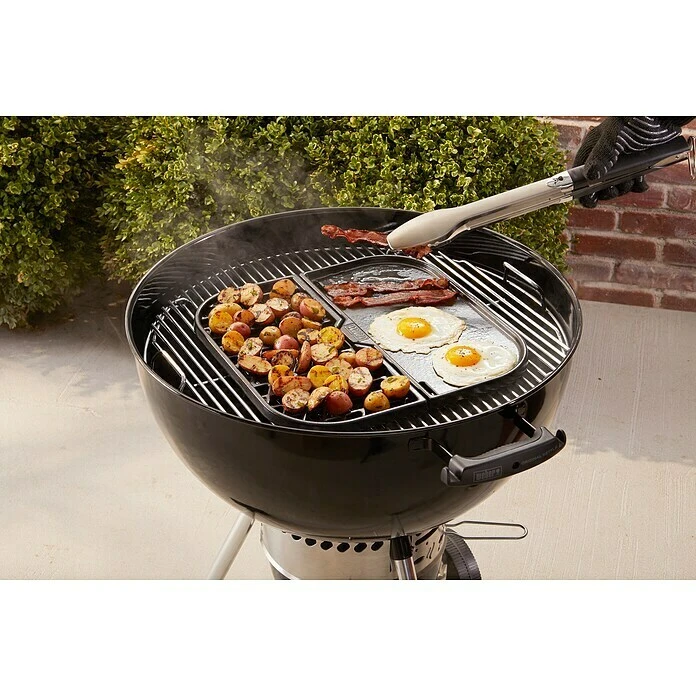 Weber Grillplatte 2in1 36,3 X 35,8 X 2,9 Cm 4 Weber Grillplatte 2in1 36,3 X 35,8 X 2,9 Cm – Bild 2