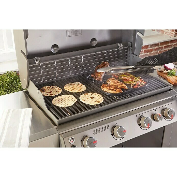 Weber Grillplatte 2in1 36,3 X 35,8 X 2,9 Cm 6 Weber Grillplatte 2in1 36,3 X 35,8 X 2,9 Cm – Bild 4