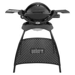 Weber Gasgrill Q 1200 Anzahl Brenner: 1, Hauptgrillfläche: 43 X 32 Cm, 2,49 KW, Schwarz